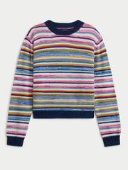 Kismet Cashmere Crewneck Sweater - Marled Multi