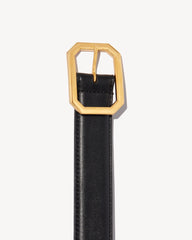 Anais Belt - Black/Brass