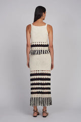 Zelda Tank - Ivory / Black