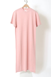 Long T-Shirt Dress - Vintage Pink