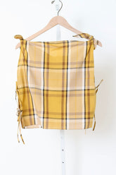 Copeland Plaid Top - Yellow