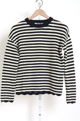 Febo Pullover - Navy Stripe