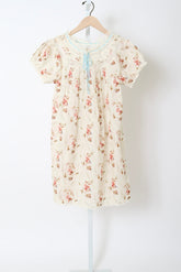 Daphne Dress - Blanc Prairie Rose (By Phone Order Only)