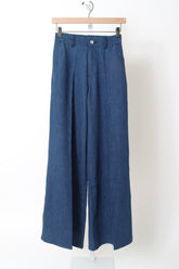 Tulip Trouser - Indigo Hemp Organic