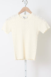 Georgia S/S Knit - Cream