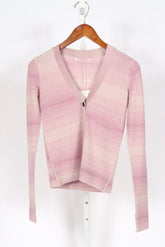 Featherweight Slim Cardigan - Space Dye Pink