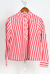 Annette Top - Scarlet Stripe