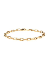4mm Italian Chain Link Bracelet - 14k Yellow Gold (By Special Order)
