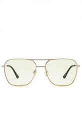 Hooper Reading Glasses - Polished Gold Yellow