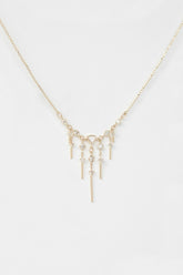 Dream Maker Triangle & Dangling Diamonds Necklace