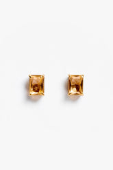 Bijoux Stud Earrings - Citrine
