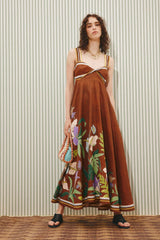 Alfie Twist Sundress - Chocolate