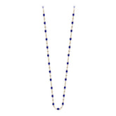 17.7" Classic Gigi Necklace - Lapis + Yellow Gold