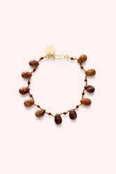Harper Drops & Beads Bracelet - Jaspe Rouge