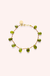 Linwood Drops & Beads Bracelet - Vésuvianite