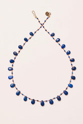 Canyon Drops & Beads Necklace - Lapis Lazuli
