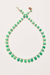 Evergreen Necklace - Chrysoprase Snake