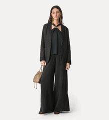 14877_My Jacket - Muslin jacket with “broderie anglaise” embroidery - Noir