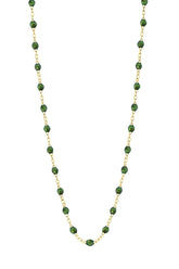 16.5" Classic Gigi Necklace - Scarab + Yellow Gold