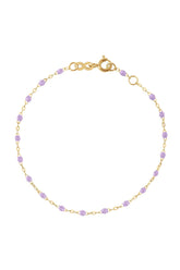 6.7" Classic Gigi Bracelet - Lilac + Yellow Gold