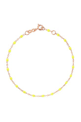 6.7" Classic Gigi Bracelet - Neon + Yellow Gold