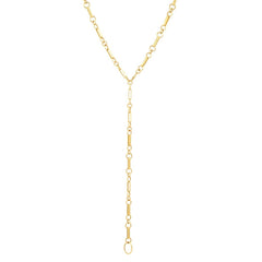 18" Rosette Chain - Yellow Gold