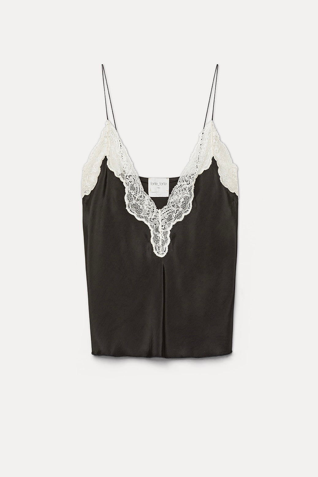 14857 _ My Top - Viscose Twill Lingerie Top - Noir
