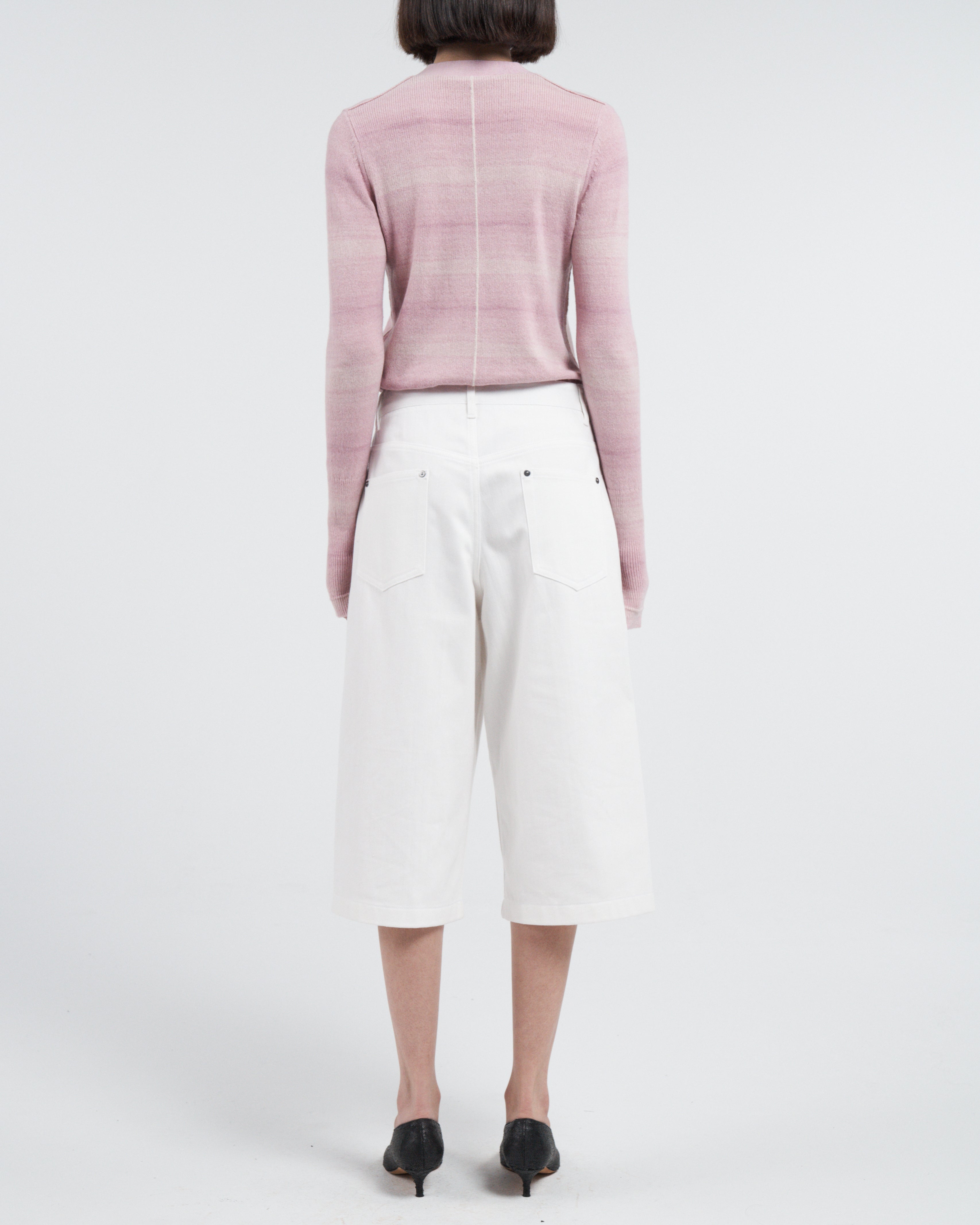 Featherweight Slim Cardigan - Space Dye Pink
