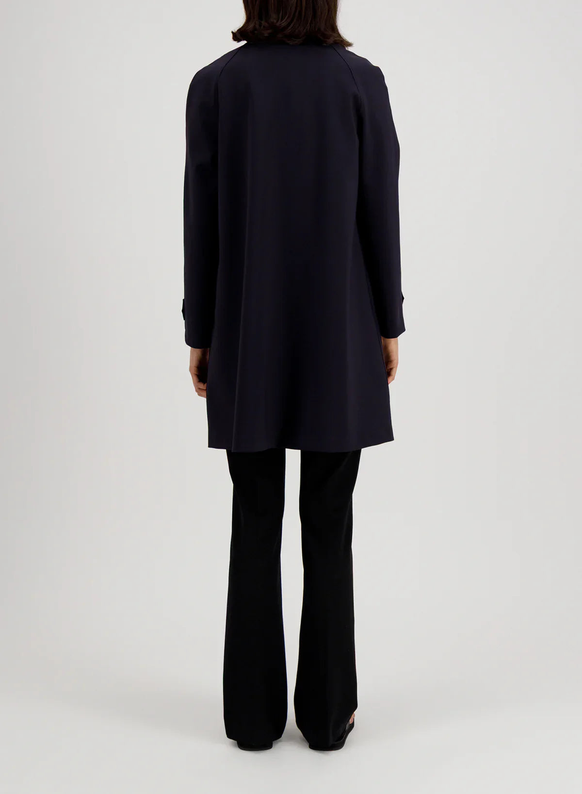 Mac Coat Scuba - Navy Blue