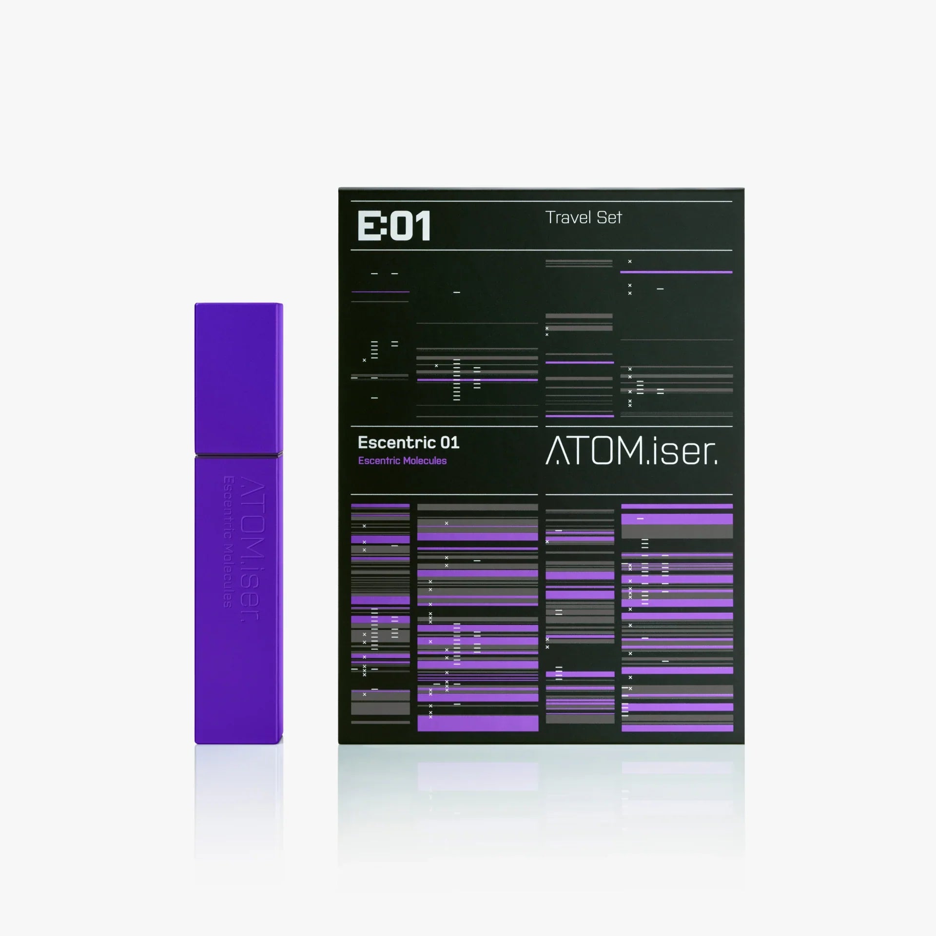 Escentric 01 ATOM.iser. Set - 3 x 8.5ml, 1 x ATOM.iser