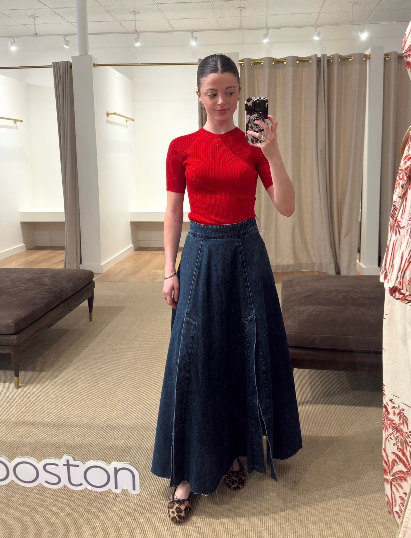 Lauren Denim Skirt - Indigo