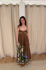 Alfie Twist Sundress - Chocolate