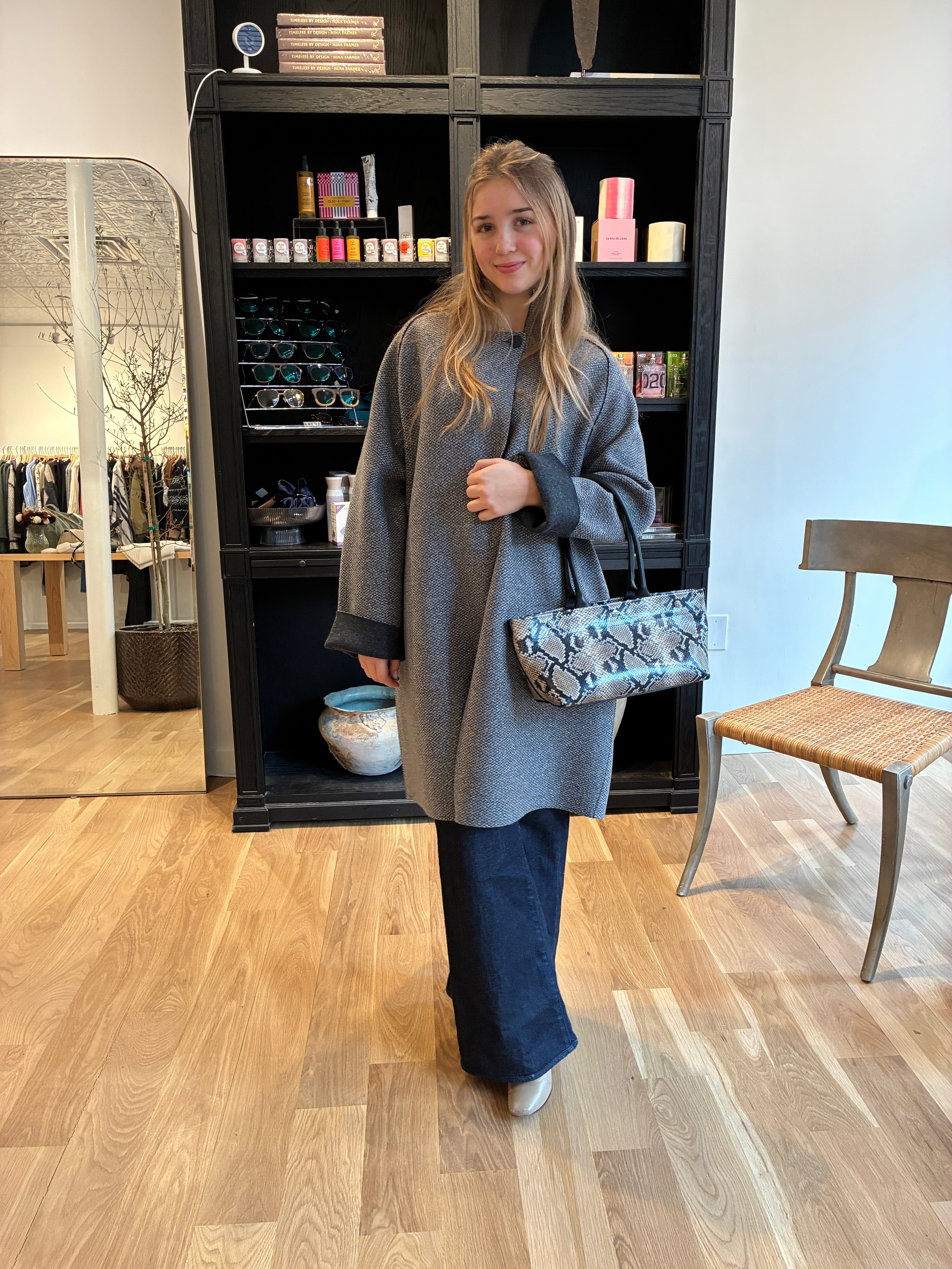 E/W Mini Tote - Python