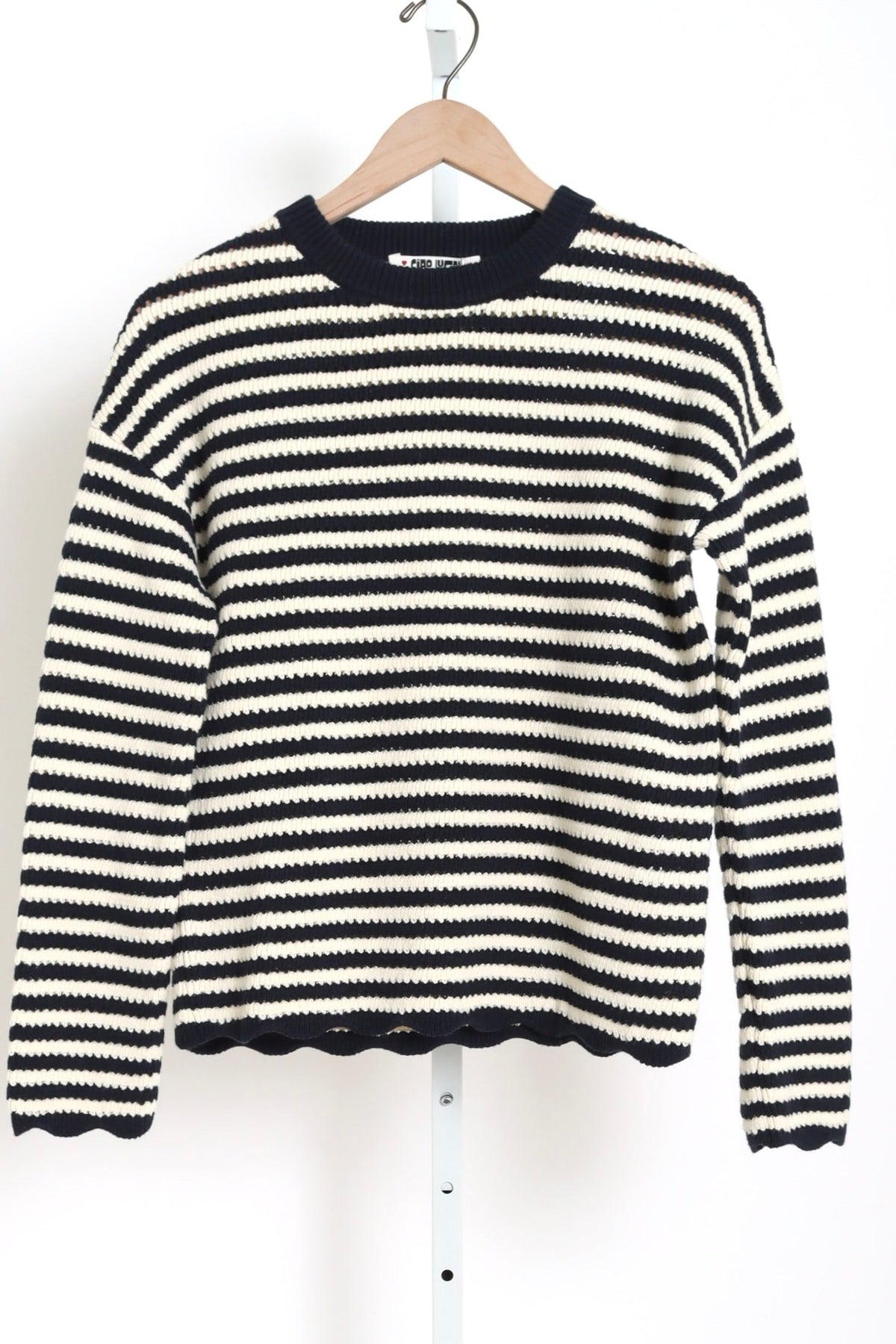 Febo Pullover - Navy Stripe