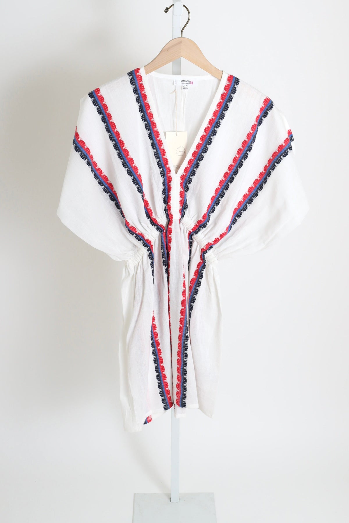 Alem Plunge Neck Dress - Kibebi Marine
