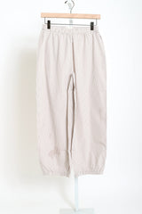 Delos Cotton Poplin Pant - Flax Stripe