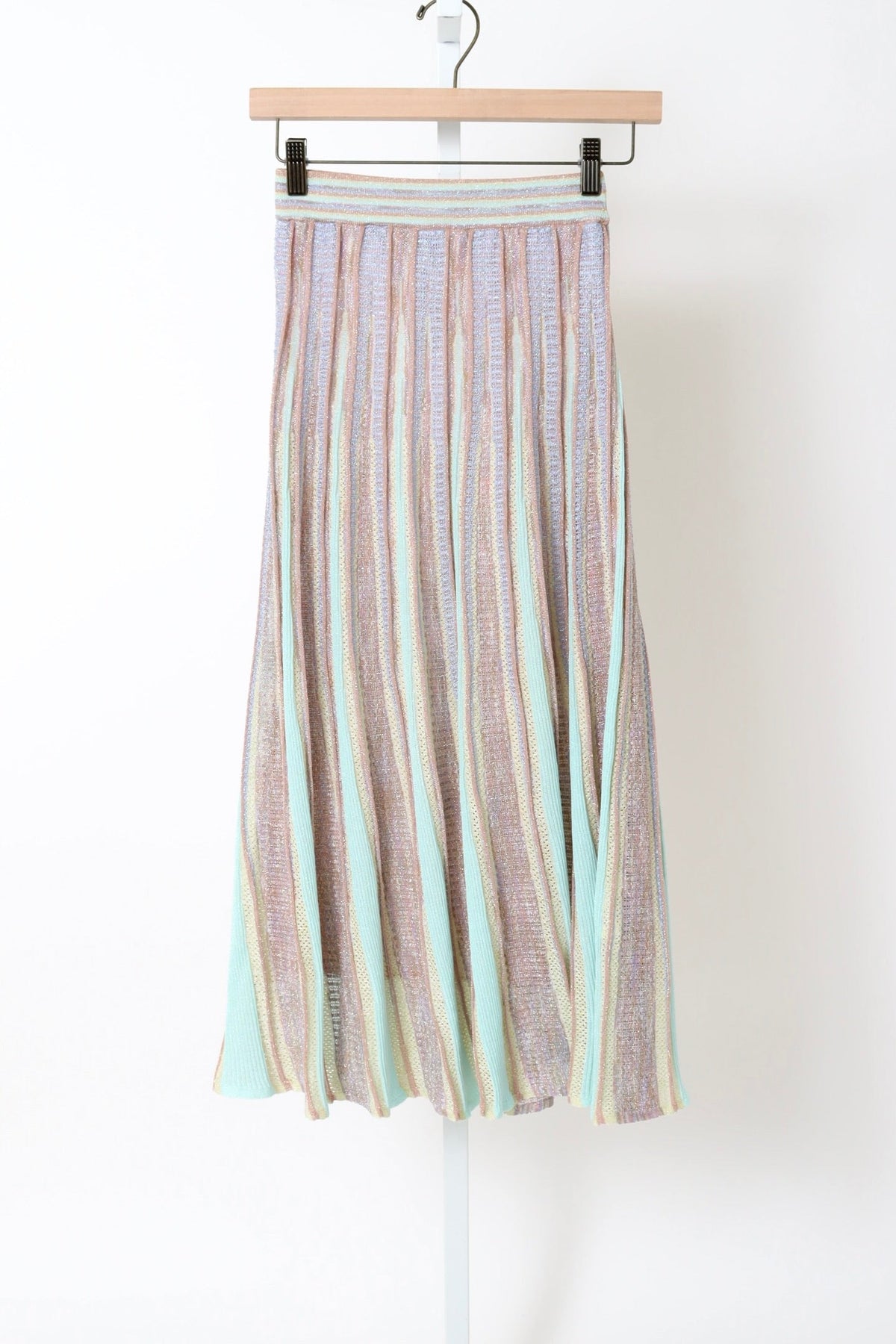 14942_My Skirt - Long “Les Folies” Jacquard Tulip Skirt - Lucente