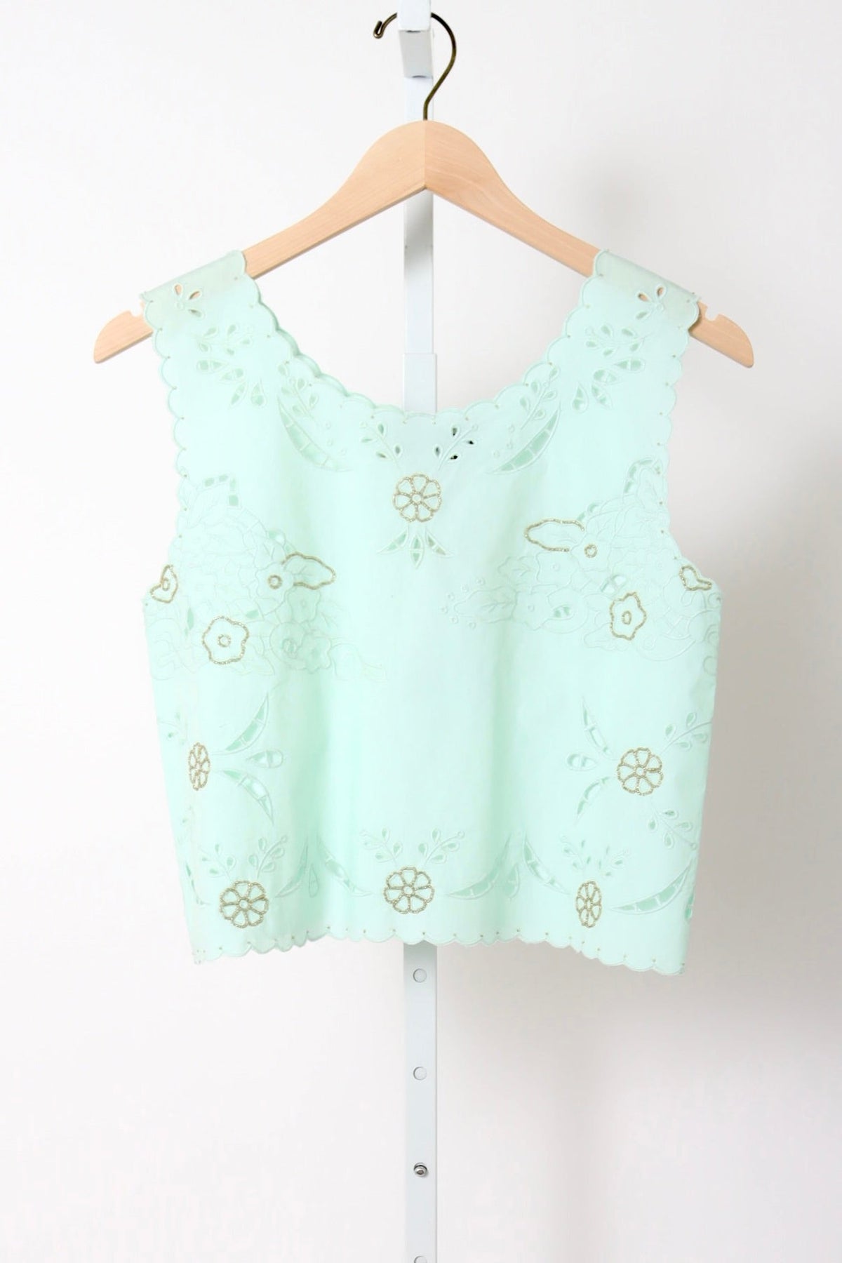 14846_My Top - Poplin Top with “Lace and Glass” Embroidery - Plume