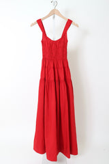 Clover Dress - Deep Tomato (By Phone Order Only)