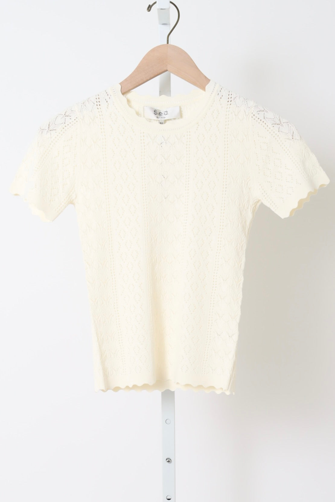 Georgia S/S Knit - Cream