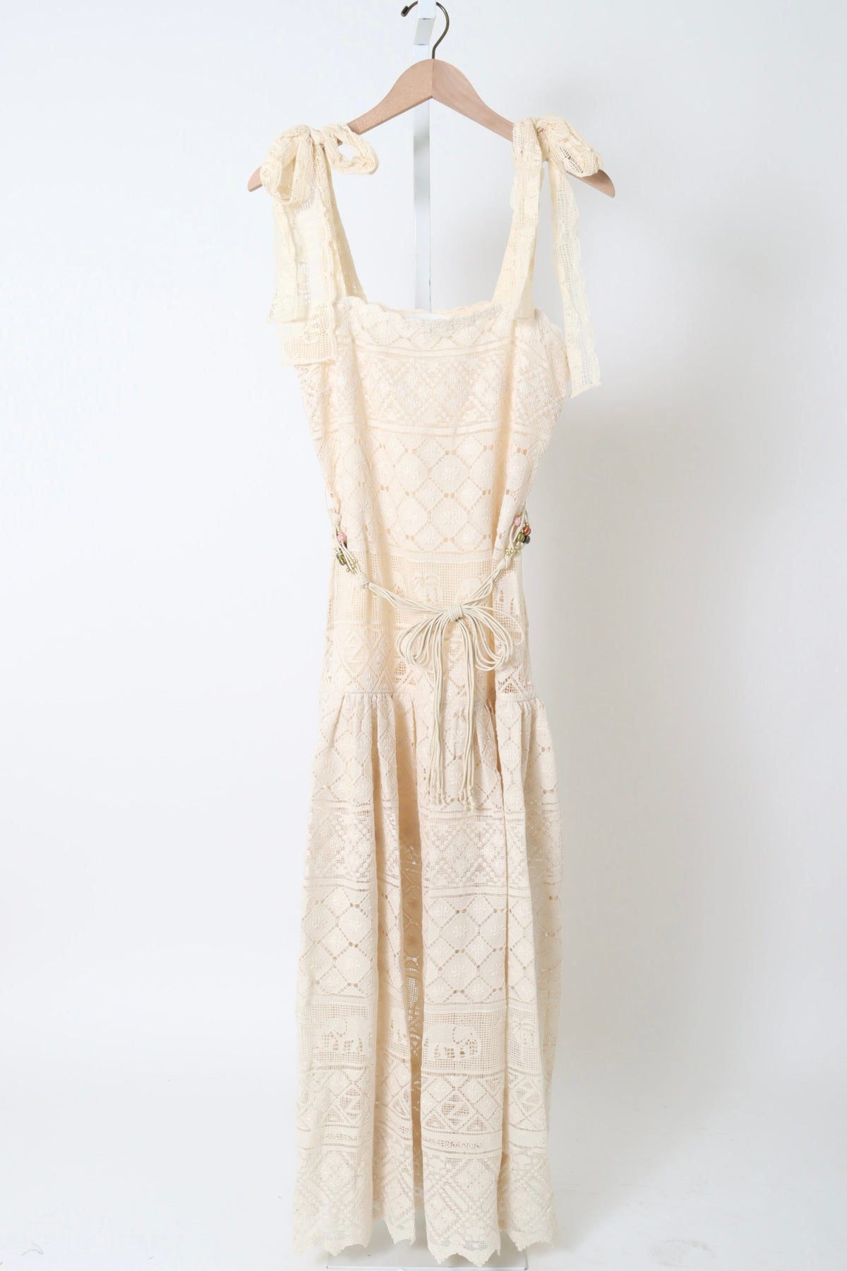Indra Lace Maxi Dress - Tea