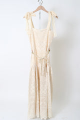 Indra Lace Maxi Dress - Tea