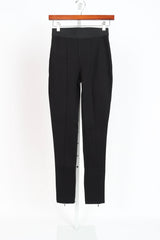 Zip Layering Pant - Black Ponte
