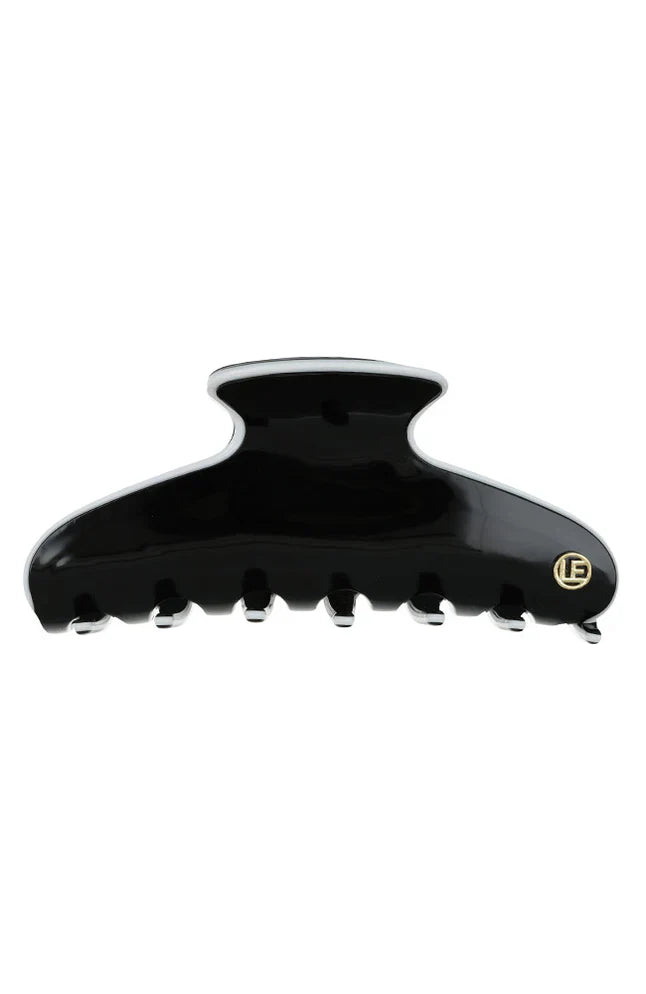 Amelie Claw Clip - Black | White