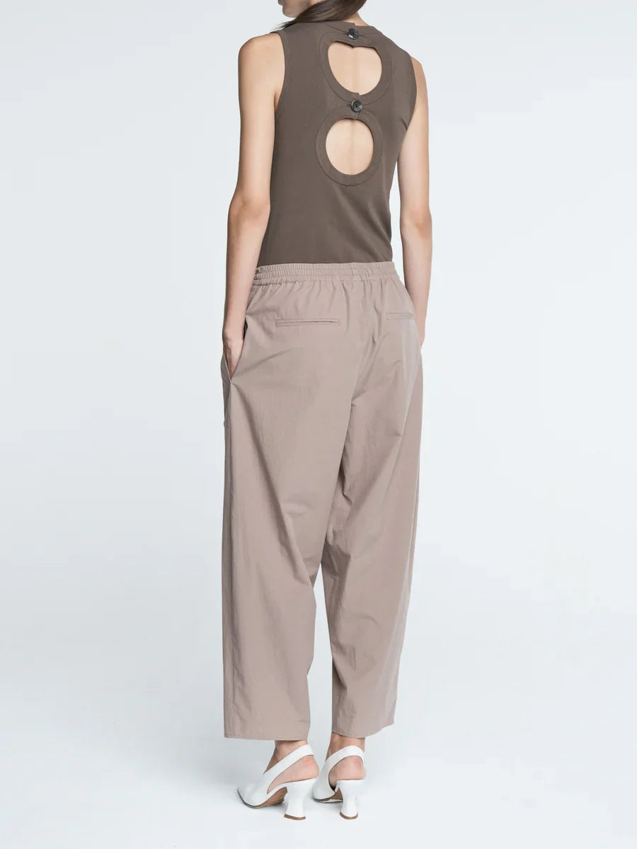 Balloon Drawstring Trouser - Mouseback