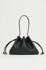 Drawstring Pouchette - Black