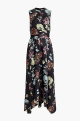 Penny Dress - Black Flowers