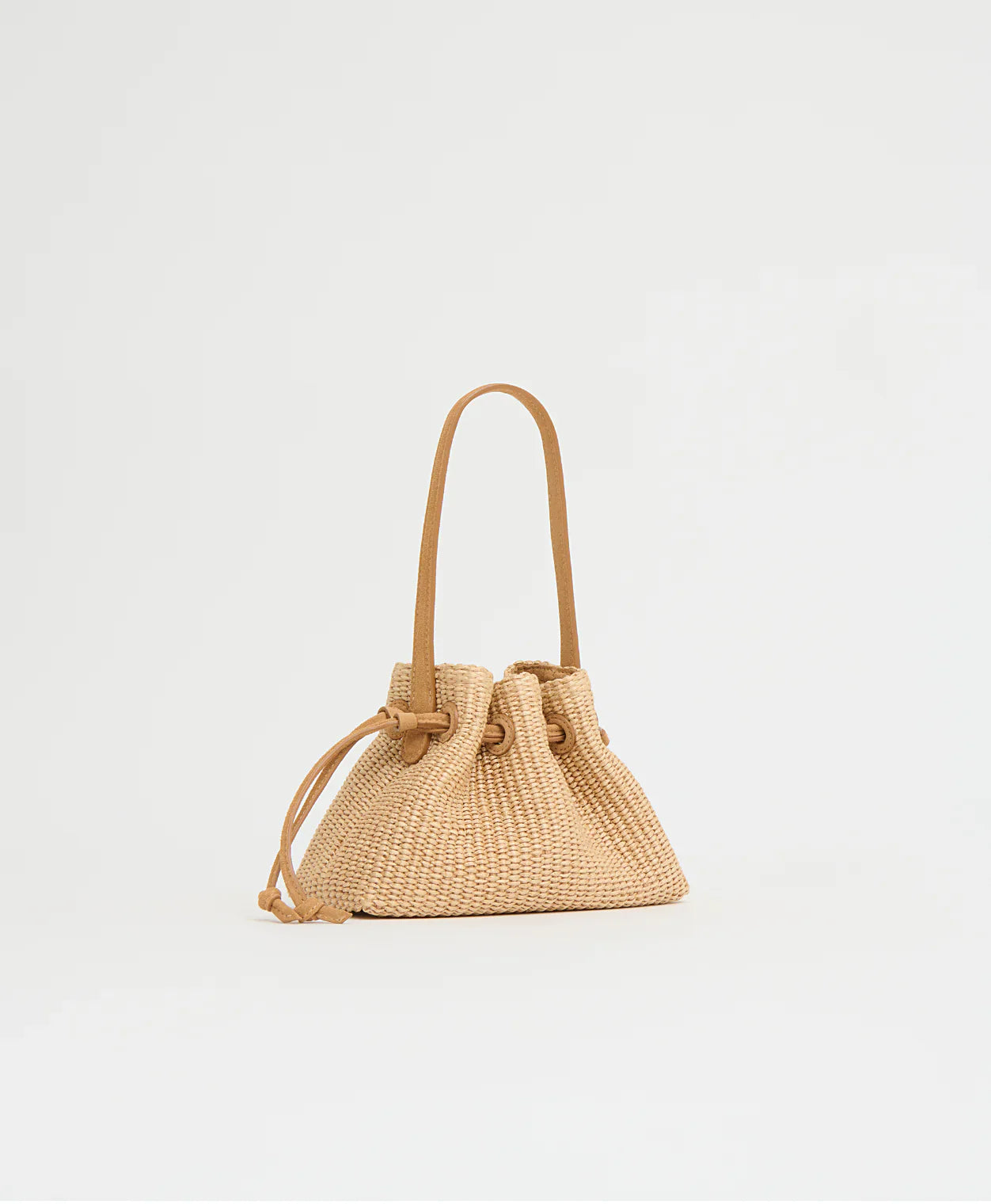 Drawstring Pouchette - Natural