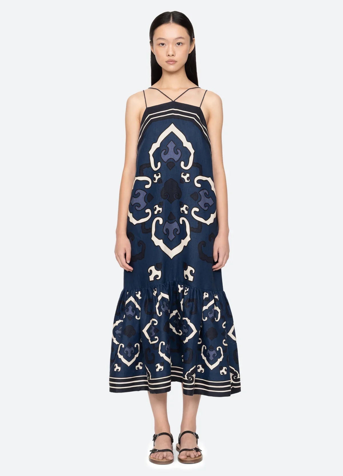 Blaise Dress - Navy