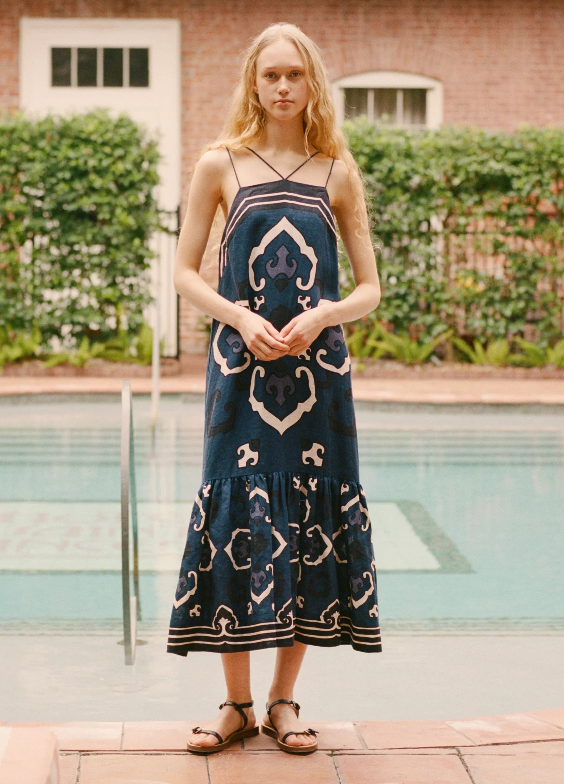 Blaise Dress - Navy